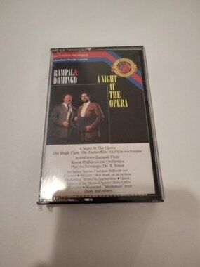 Rampal & Domingo A Night at the Opera 1986 Cassette Tape NEW Free Shipping